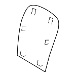 876901BA0D - : Rear Panel for INFINITI: EX35 Image