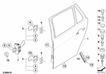 41009628752 - : Door Rear Right for BMW Image