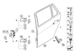 41009628751 - : Door Rear Left for BMW Image