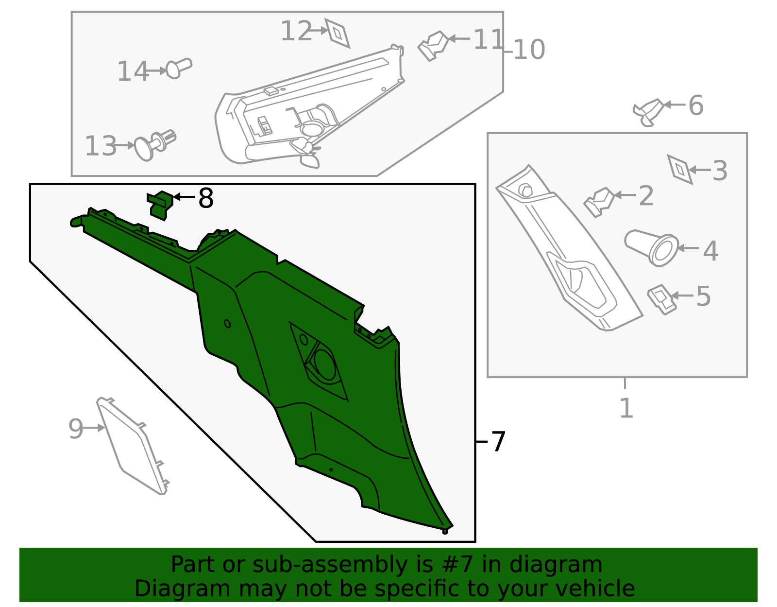 2021-2024 Porsche 911 Quarter Trim Panel 992-863-166-AF-SXT | OEM