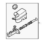 585104W100 - : Brake Master Cylinder for Hyundai: Tucson Image