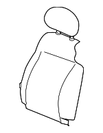 TP781FLAA - Body: Seat Back Cover for Chrysler: PT Cruiser Image