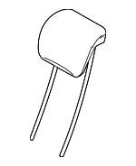 KT1Z76611A08CA - Body: Headrest for Ford: Transit Connect Image