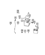 68073964AA - Electrical: Battery Terminal Cover for Mopar Image