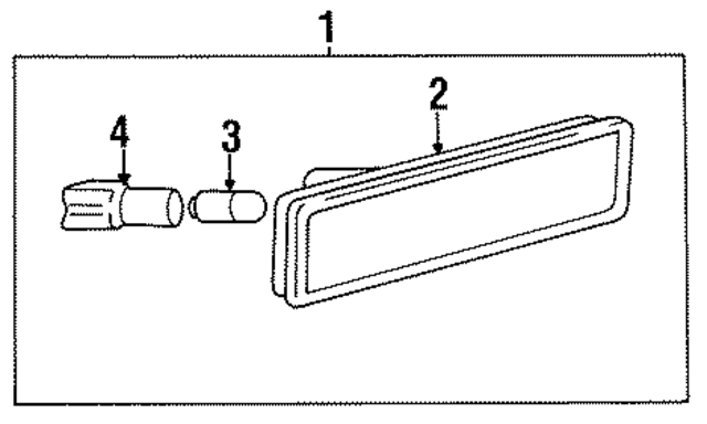 63141385420 - : Side Marker Lamp for BMW Image