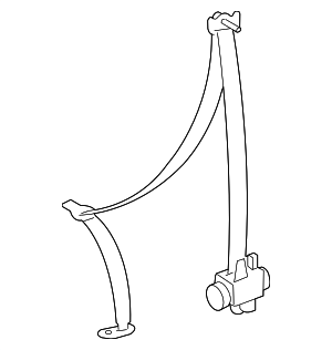 7337004063A0 - Body: Belt &amp; Retractor for Toyota: Tacoma Image