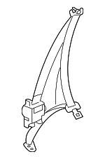 7336004083B0 - : Belt &amp; Retractor for Toyota: Tacoma Image