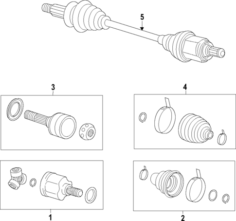 Axle Shafts & Joints for 2022 INFINITI QX55 #0
