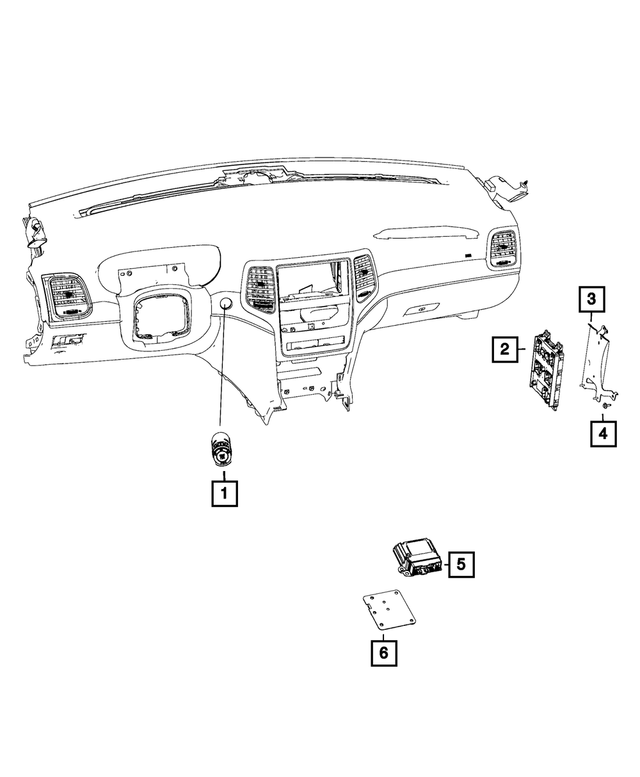 68313031AE - Electrical: Body Controller Module for Mopar Image