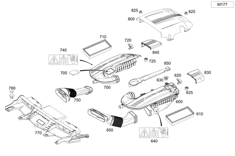 Gasoline Vehicle Air Intake for 2018 Mercedes-Benz GLC63 AMG #0
