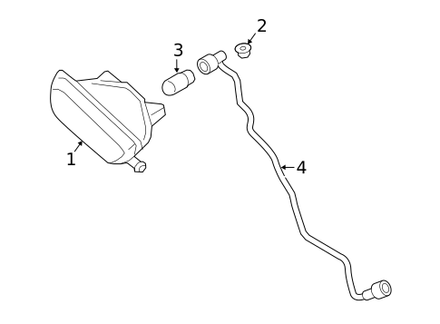 Backup Lamps for 2015 Kia K900 #0
