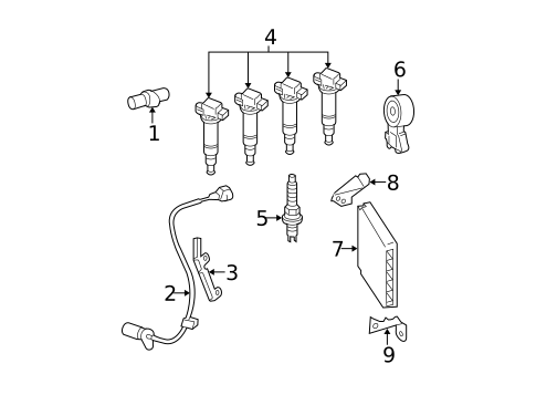 Powertrain Control for 2005 Scion tC #0