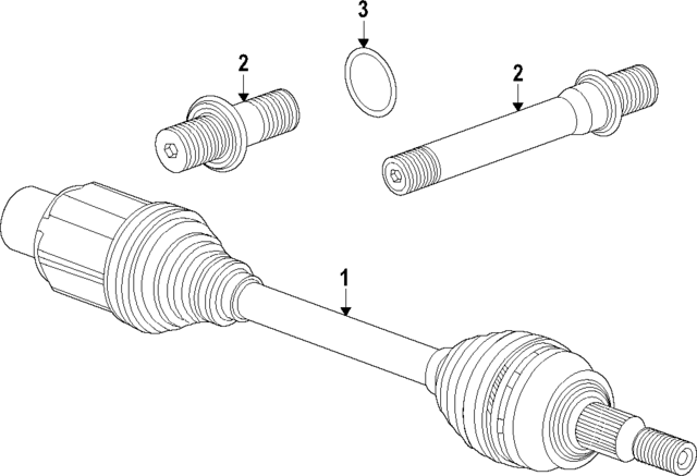 24050886 - : Output Shaft for Acura Image