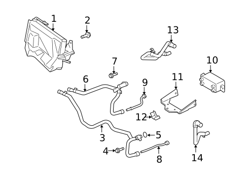 Oil Cooler for 2008 Land Rover Range Rover Sport #0