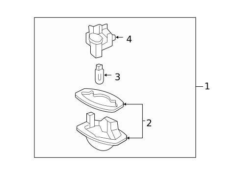 Bulbs - Chassis for 2011 Acura RDX #3