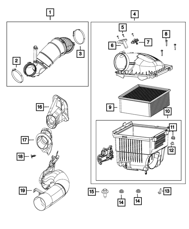 6506971AA - Fuel: Hex Flange Head Tapping Screw &amp; Washer for Mopar Image image