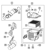 6508533AA - Fuel: Hex Flange Head Screw, Mounting for Mopar Image