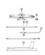 68465995AA - Wheels: Jack for Mopar Image