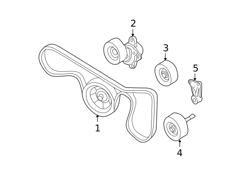 Belts & Pulleys for 2010 Nissan Maxima #0