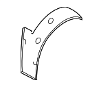 992810973J - Body: Wheelhouse Liner for Porsche Image