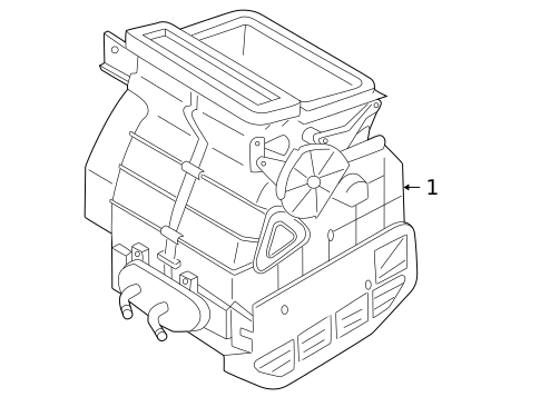 Heater Components for 2001 Kia Rio #0