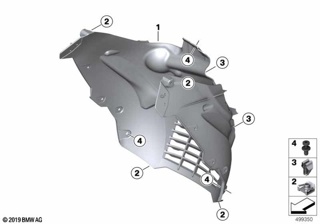 46638558258 - : Grille Cover for BMW-Motorrad Image