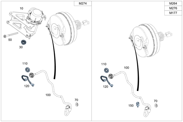9984800 - Brake System: Feed-Through Grommet for Mercedes-Benz Image image