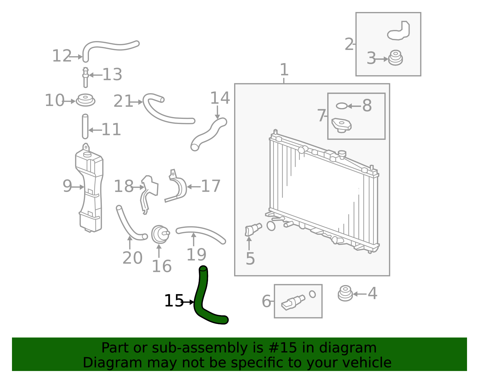 19502-RBJ-000 - Radiator Coolant Hose 2010-2016 Honda | Toronto