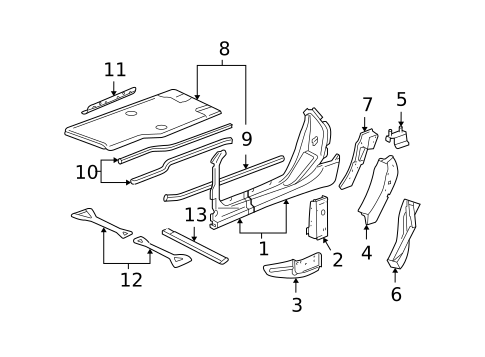 Aperture Panel for 2013 Chevrolet Corvette #0