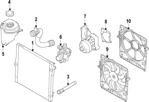 Cooling System for 2011 BMW X5 #0