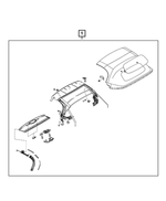 6RG00U0DAA - Body Sheet Metal Except Doors: Folding, Complete Top for Mopar Image