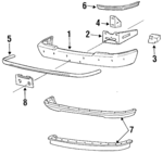 F37Z17B895A - Body: Plate for Ford Image image