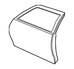 22713973 - Body: Door Shell for Chevrolet: Cavalier | Pontiac: Sunfire Image image