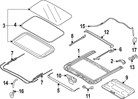 Sunroof for 2024 Subaru Crosstrek #0