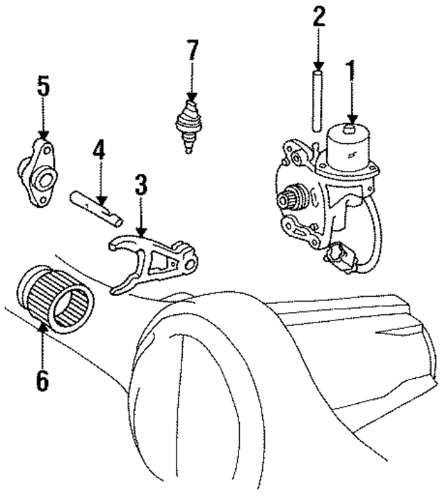 4145160020 - : Shift Fork for Toyota Image