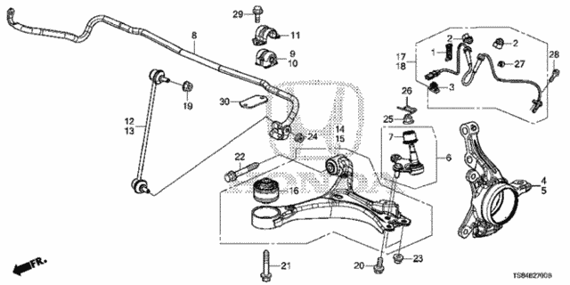 Front Knuckle for 2013 Honda Civic #0