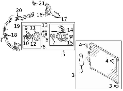 A/C Accumulator/Receiver Drier for 2004 Suzuki Verona #0