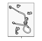 32166THRA00 - : 2018-2020 Honda Odyssey - Sub-Wire R Rear Bumper for Honda: Odyssey Image