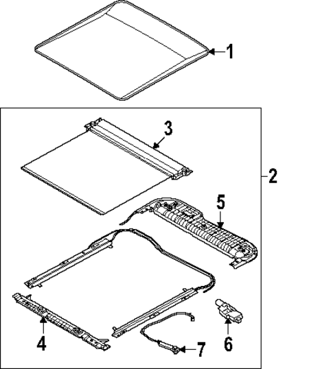 Sunroof for 2025 Kia EV9 #1