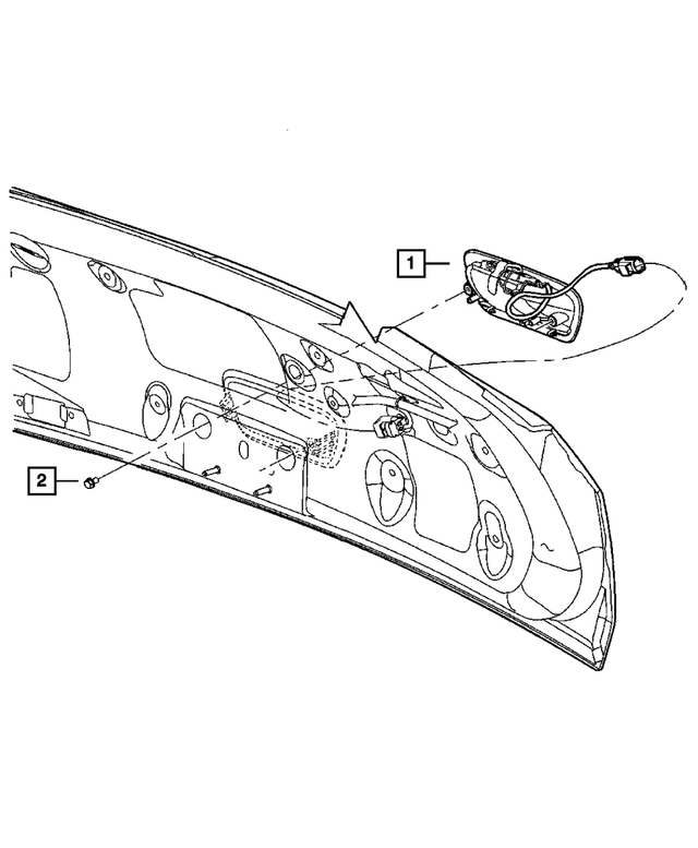UE14XWGAF - Doors and Related Parts: Liftgate Handle for Mopar Image