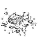 4692218AG - Electrical: Front Control Module for Mopar Image