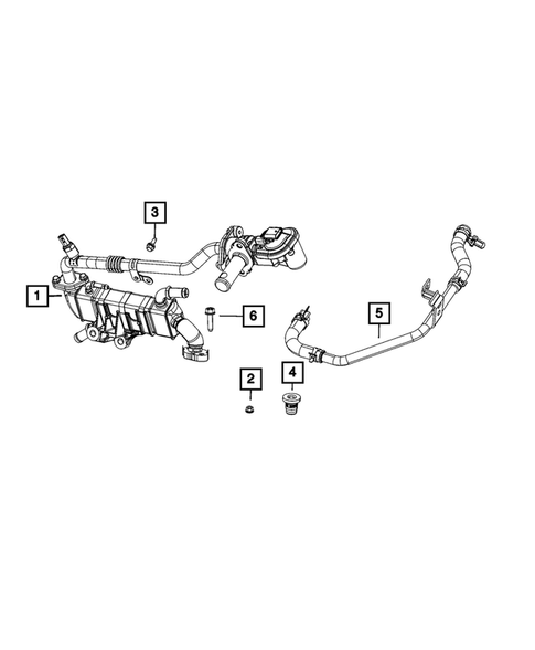 EGR Cooling System for 2022 Ram 1500 #0