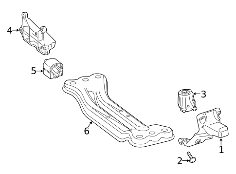 Engine & Trans Mounting for 2021 Mercedes-Benz C63 AMG #0