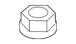 33326760668 - Suspension: Suspension Shock Absorber Nut for BMW Image