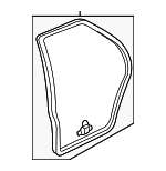 72850S0KA01 - Body: Weatherstrip for Acura: TL Image