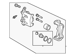 410115TA0A - : Caliper Assembly for Nissan: LEAF, NV200 Image
