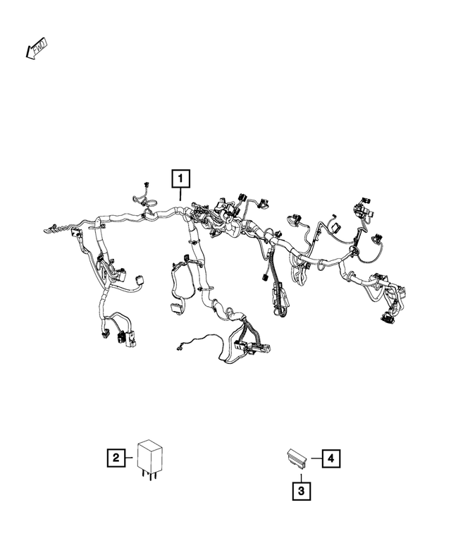 68190298AD - : Instrument Panel Wiring for Mopar Image
