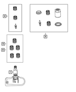 68001743AC - Wheels: Mounting Hardware Kit for Mopar Image