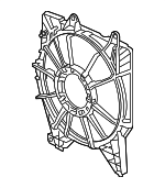19015RPYG01 - : Fan Shroud for Honda: Civic Image