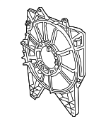 386155BFA01 - Cooling System: Fan Shroud for Honda: Civic Image